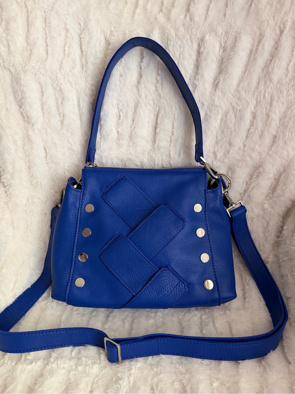 Hammitt Bryant Medium Leather Bag in Deep Water BNWOT 💙